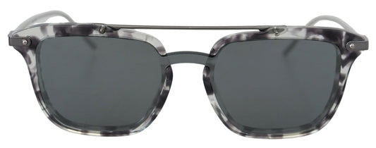 Dolce &amp; Gabbana Lunettes de soleil grises DG4327-B à monture grise et verres gris en métal