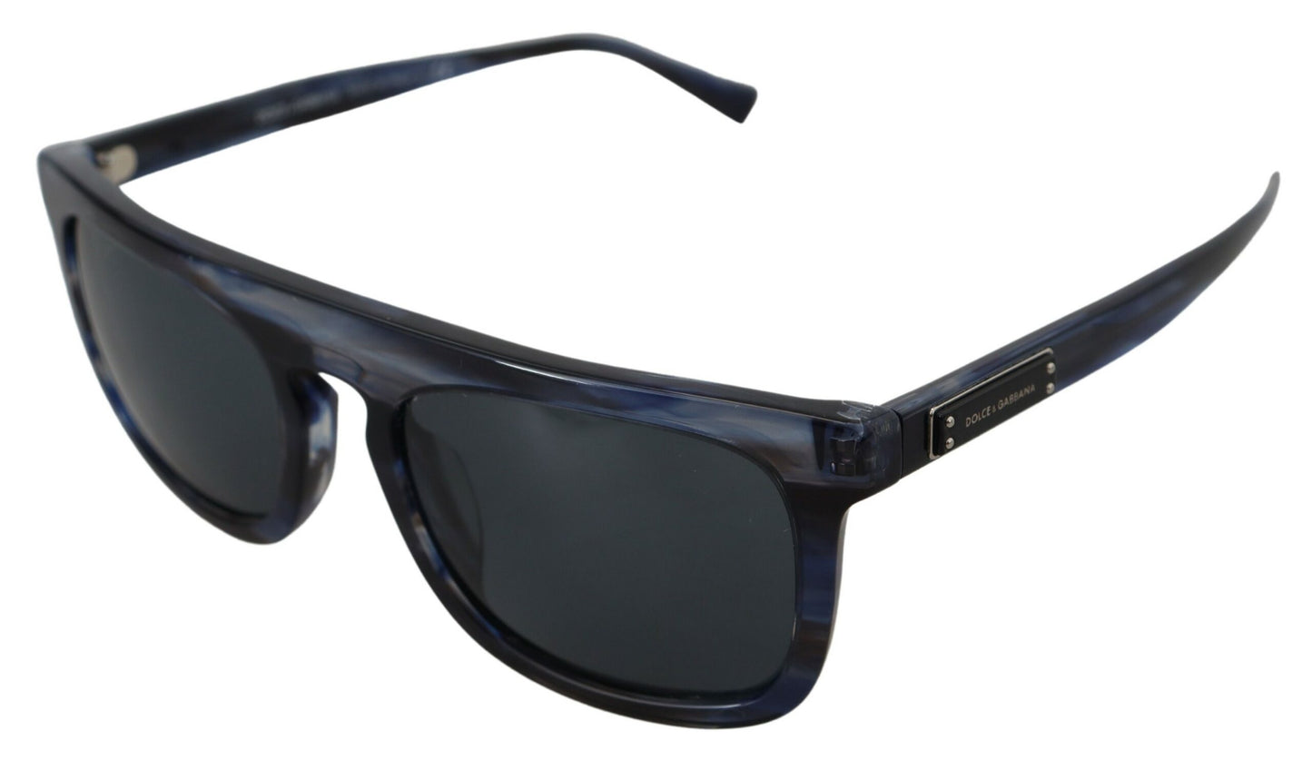 Lunettes de soleil à monture complète en acétate Dolce &amp; Gabbana bleues DG4288F