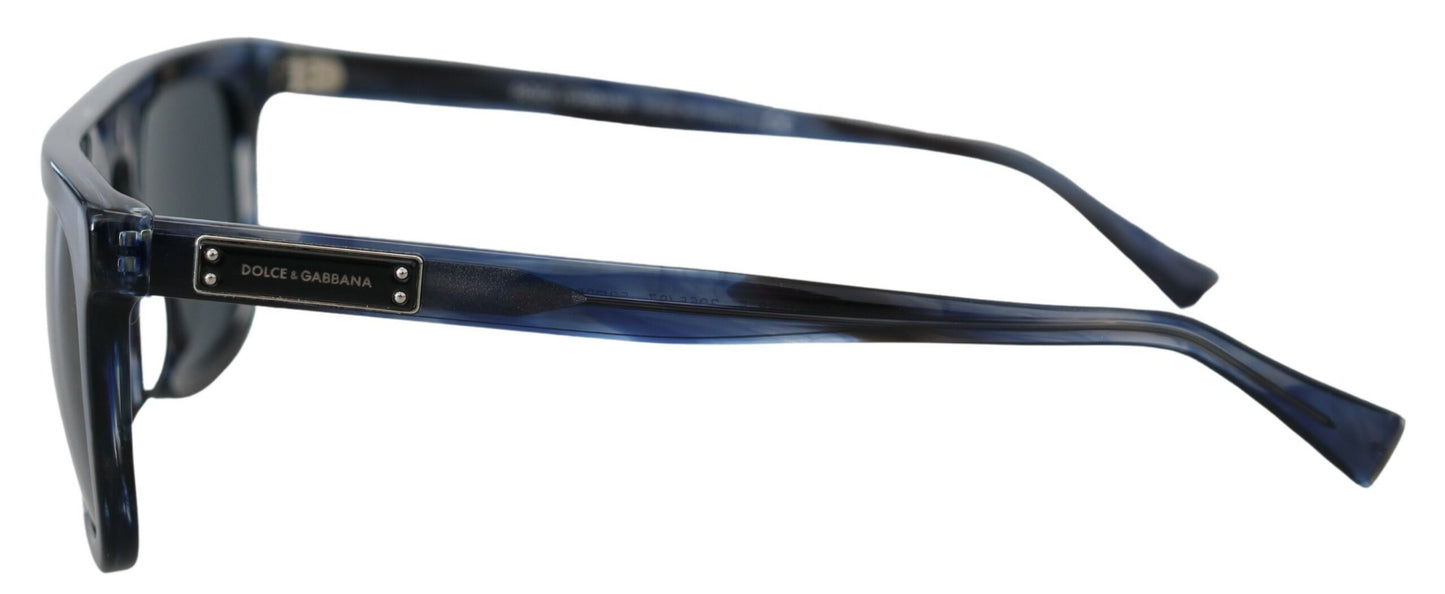 Lunettes de soleil à monture complète en acétate Dolce &amp; Gabbana bleues DG4288F