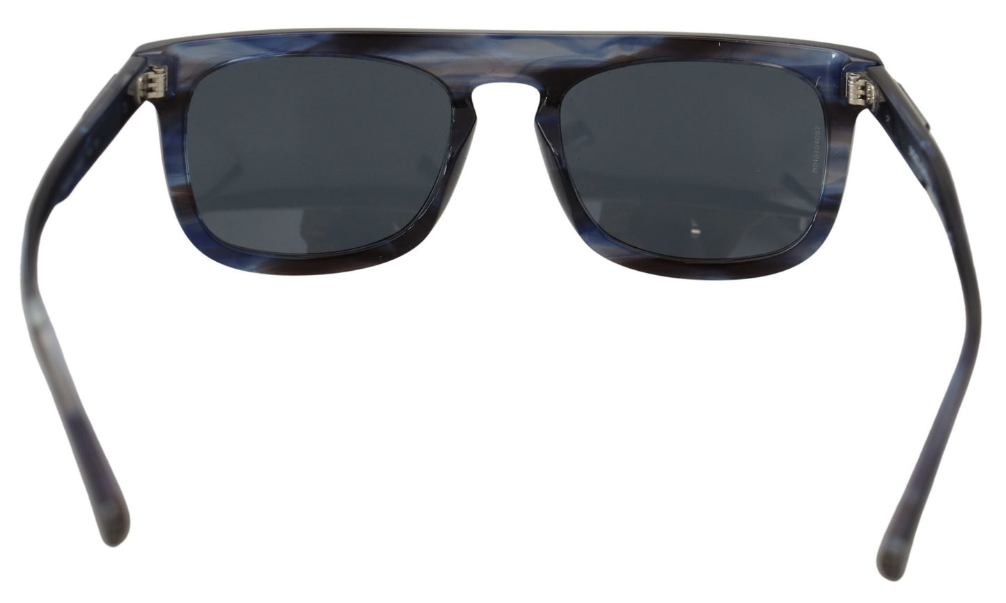 Lunettes de soleil à monture complète en acétate Dolce &amp; Gabbana bleues DG4288F