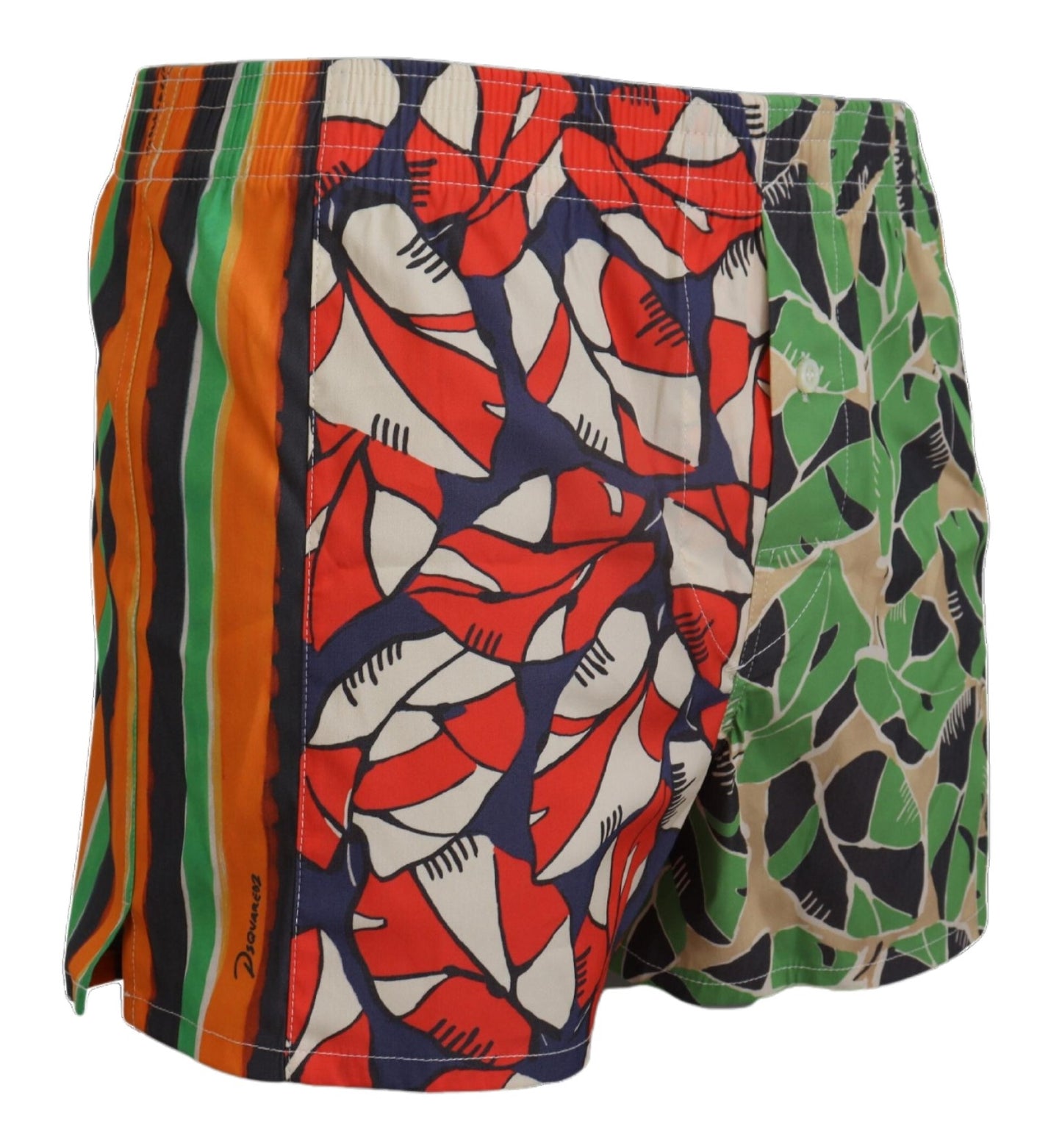 Dsquared² Multicolor Floral Print Homme Beachwear Shorts Maillots de bain