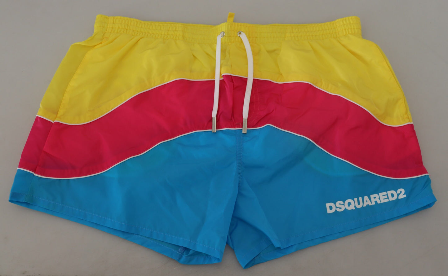 Dsquared² Multicolor Logo Print Homme Beachwear Shorts Maillots de bain