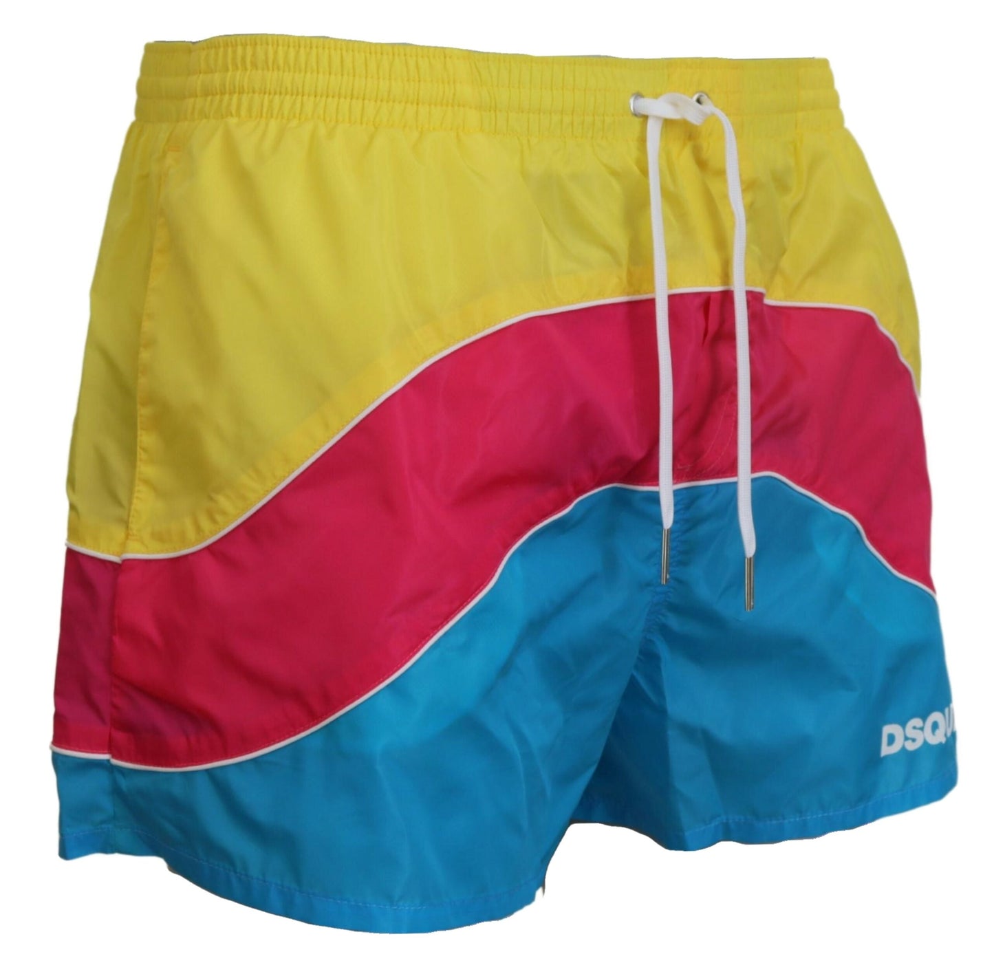 Dsquared² Multicolor Logo Print Homme Beachwear Shorts Maillots de bain