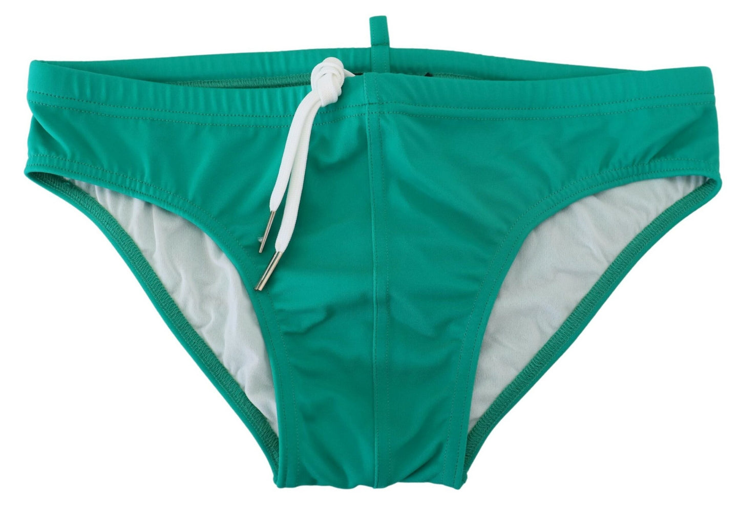 Dsquared² Maillot de bain avec logo blanc vert imprimé pour hommes