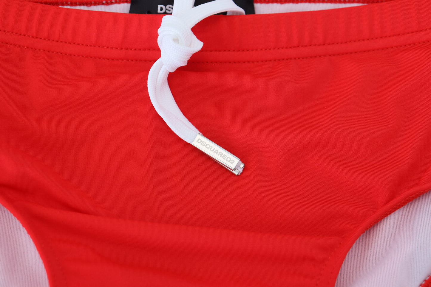 Dsquared² Herren-Badehose mit ICON-Print in Rot und Schwarz