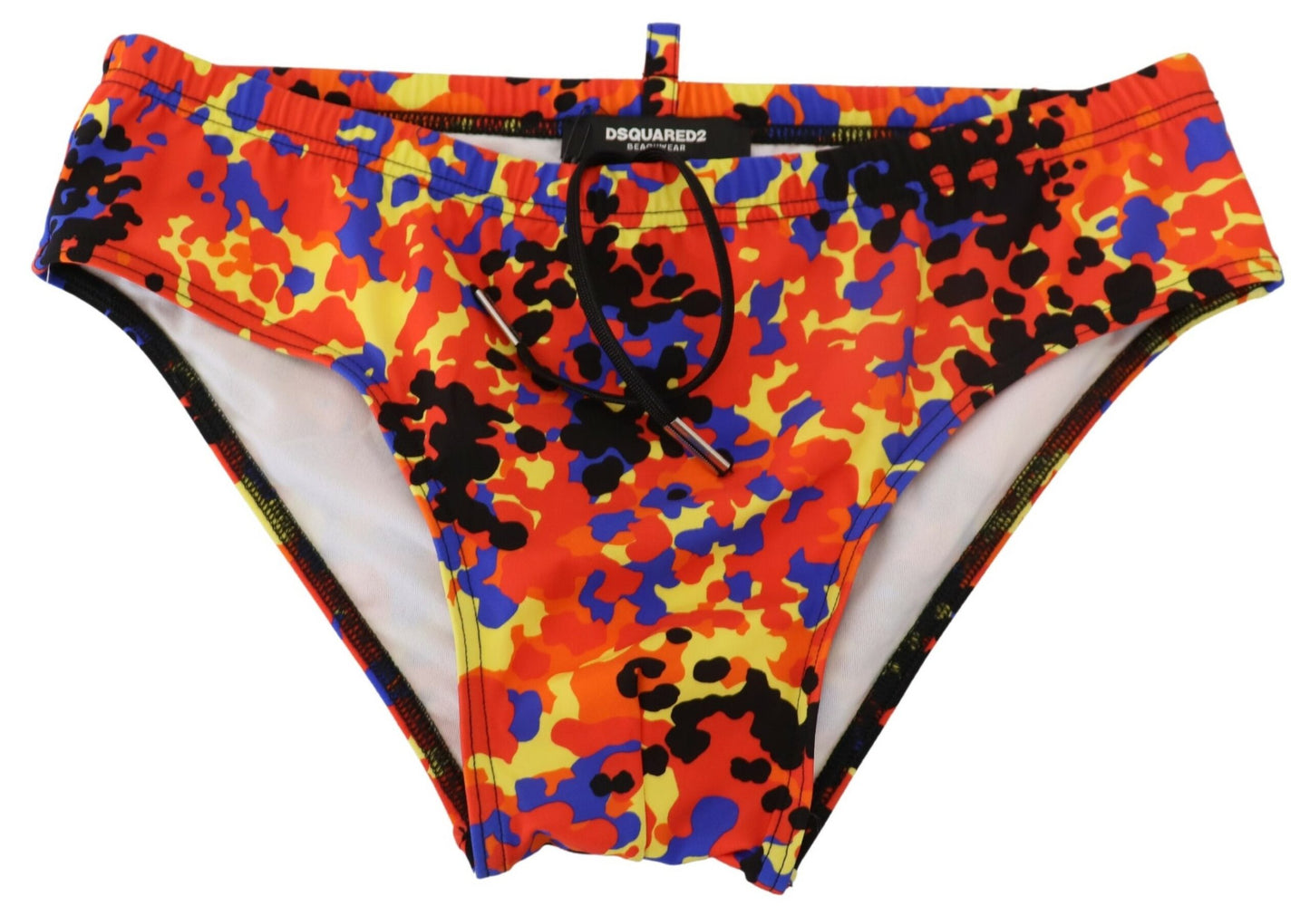 Dsquared² Herren-Badehose mit mehrfarbigem Logo-Print