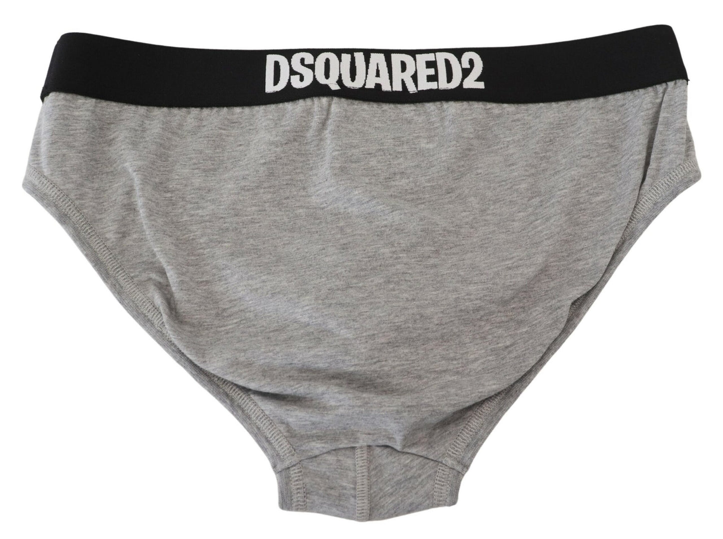 Dsquared² Gris DSURF Logo Coton Stretch Hommes Slip Sous-Vêtements