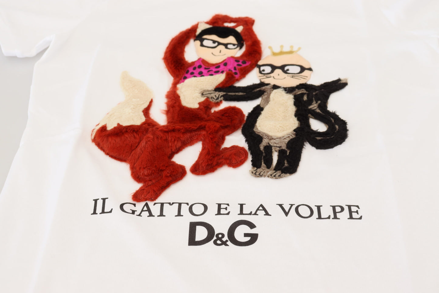 Dolce &amp; Gabbana T-shirt Top Blanc Texturé Manches Courtes