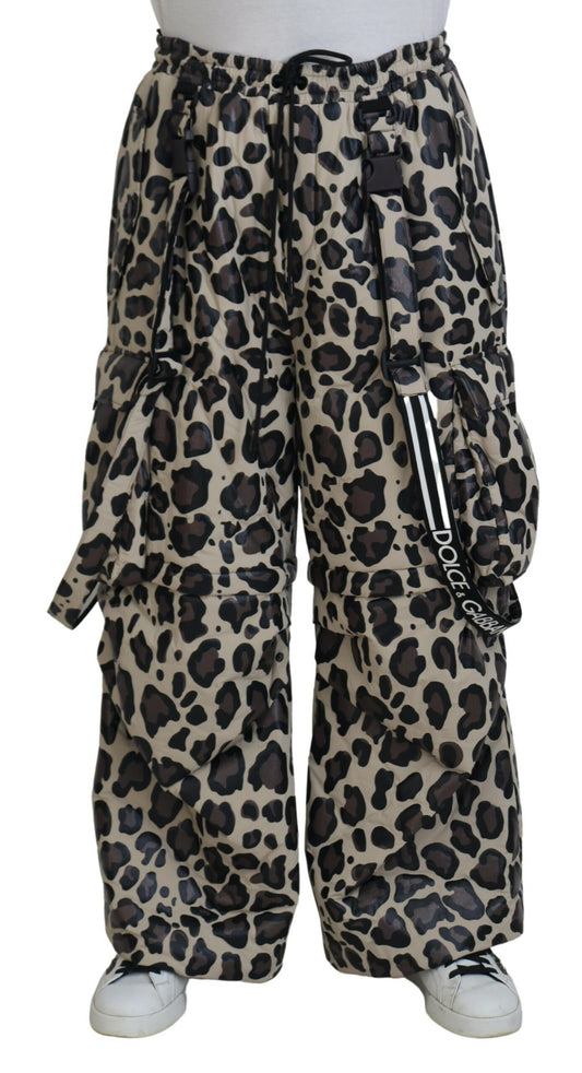 Mehrfarbige Schneehose mit Leopardenmuster von Dolce &amp; Gabbana