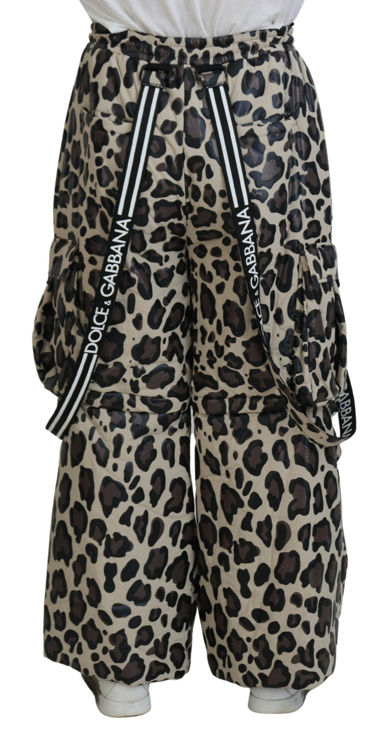 Mehrfarbige Schneehose mit Leopardenmuster von Dolce &amp; Gabbana