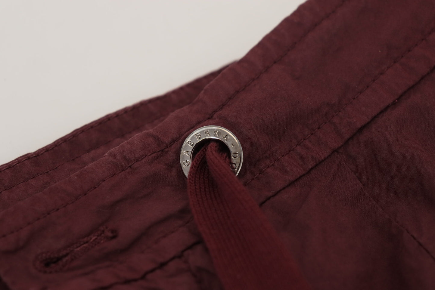 Dolce &amp; Gabbana Pantalon de survêtement cargo en coton bordeaux