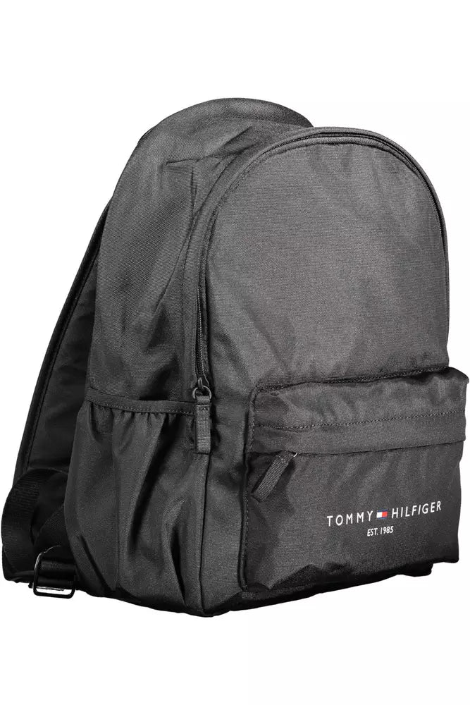 Tommy Hilfiger Eco-Conscious Chic Black Backpack