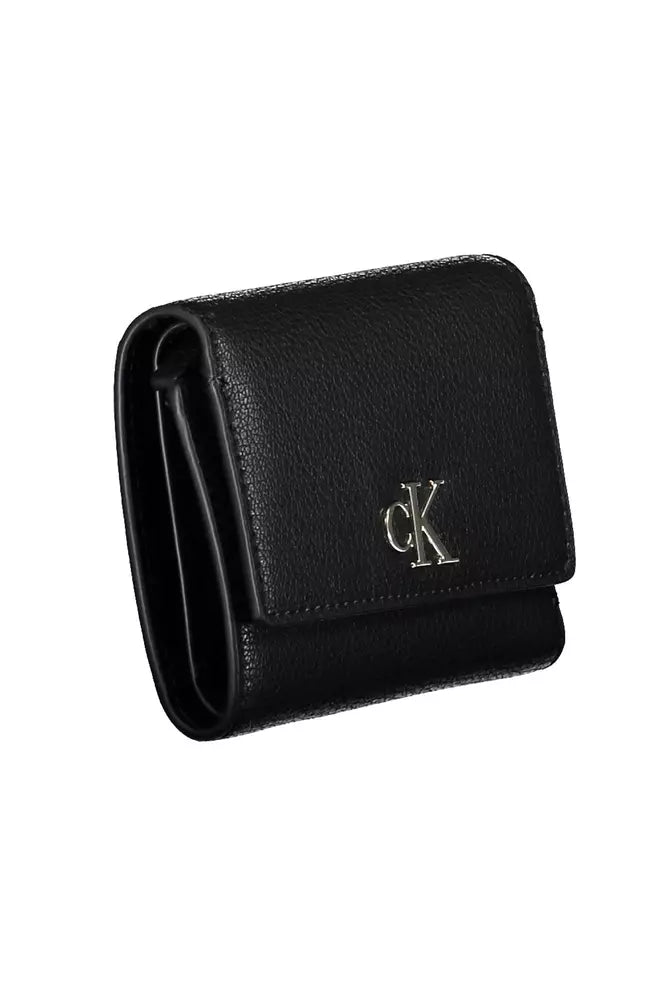 Calvin Klein Elegant Black Double-Compartment Wallet