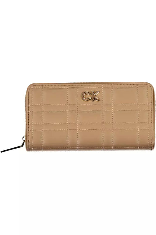 Calvin Klein Beige Quintessential Wallet with RFID Block