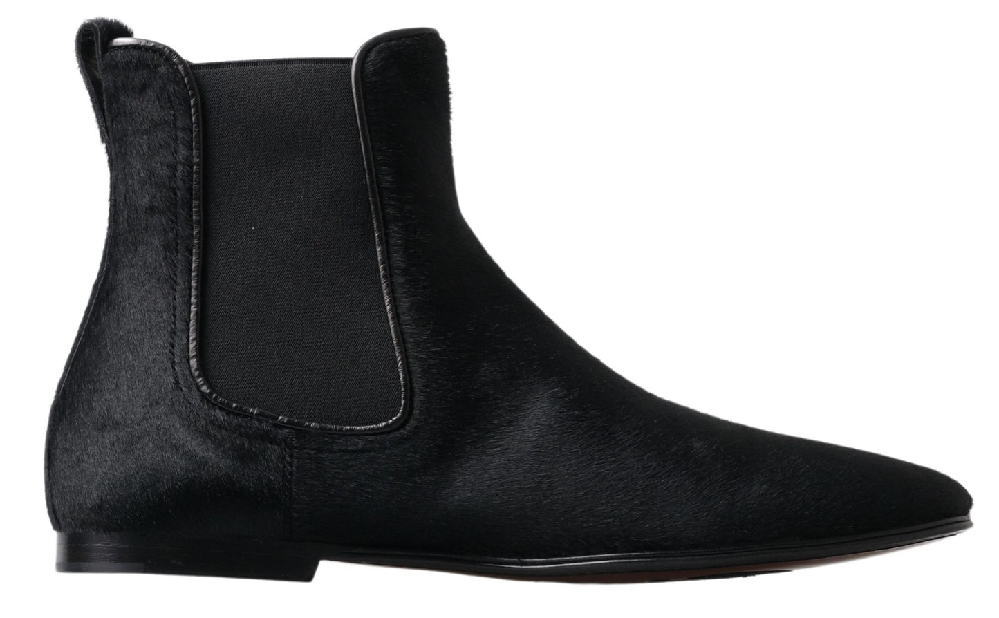 Dolce &amp; Gabbana Chelsea-Stiefeletten für Herren aus schwarzem Leder