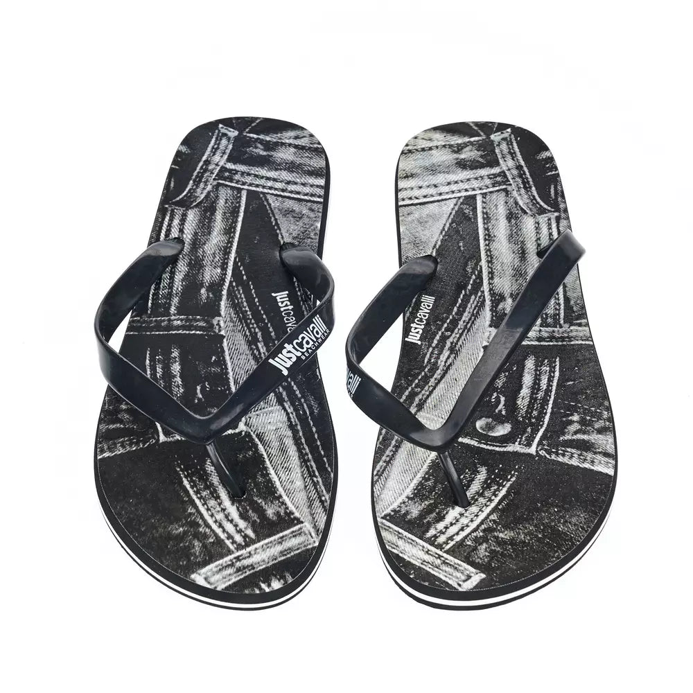 Just Cavalli Black EVA Men's Sandal