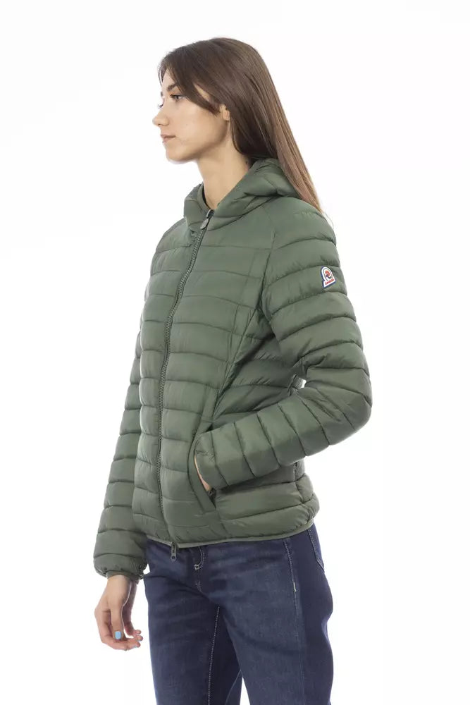 Invicta Green Nylon Women's Jacket