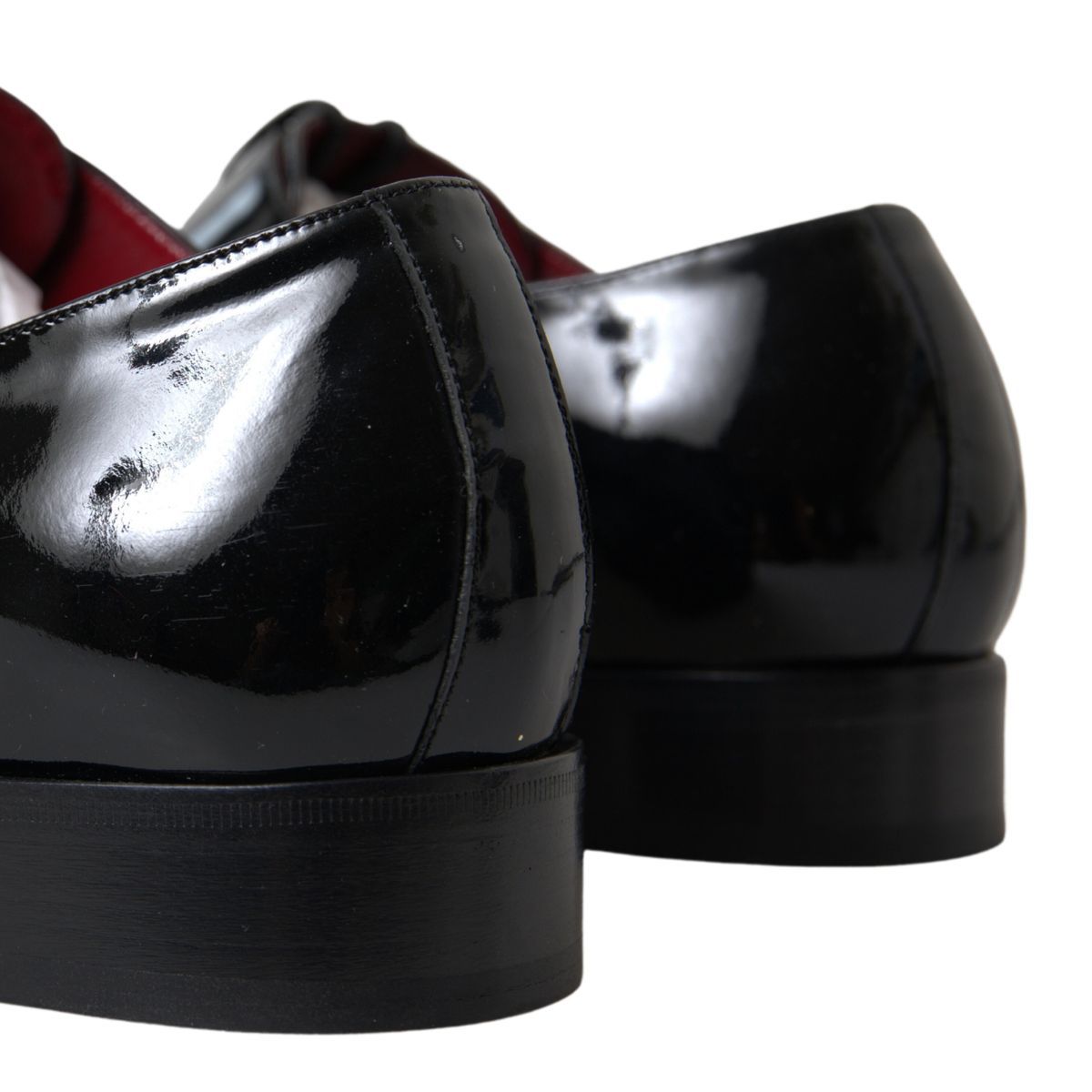 Dolce & Gabbana Elegant Black Patent Leather Formal Men's Shoes