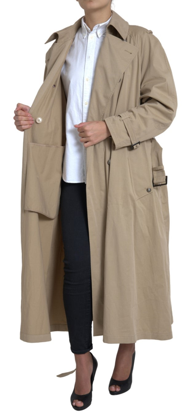 Dolce &amp; Gabbana Veste trench-coat à double boutonnage kaki