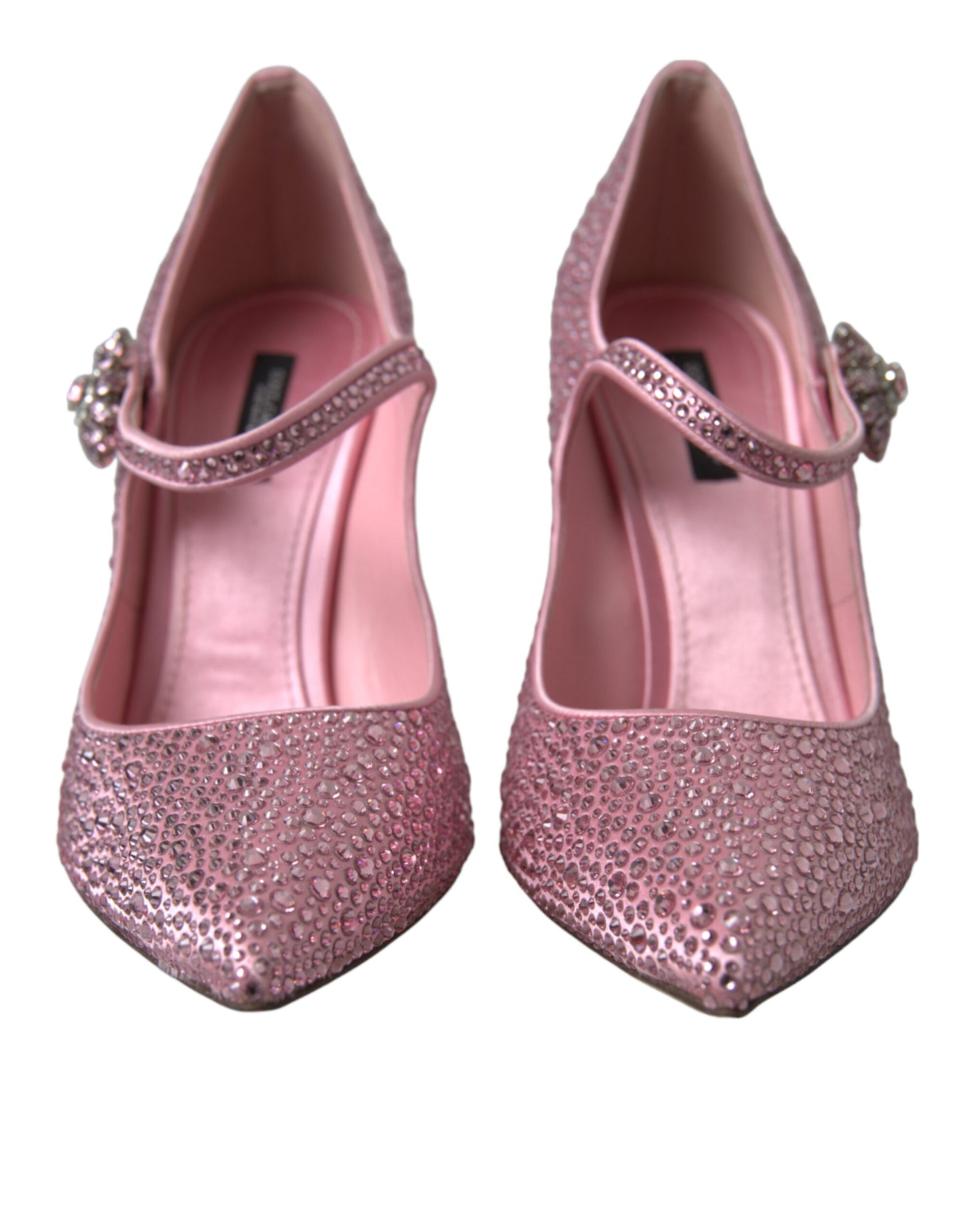 Dolce &amp; Gabbana Pink Strass Crystal Heels Pumps Schuhe