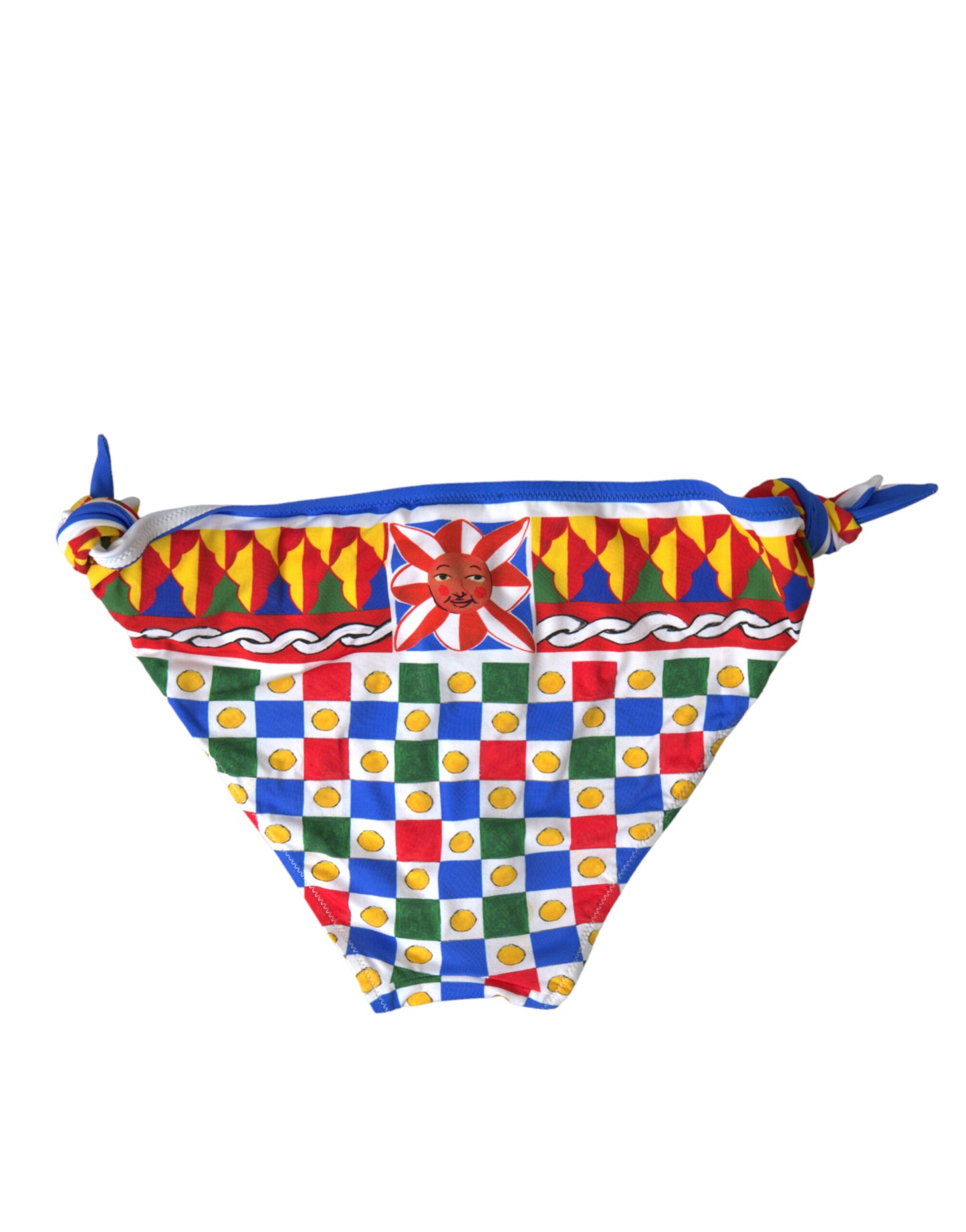 Dolce &amp; Gabbana Multicolor Carretto Bottom Swim Beachwear Bikini