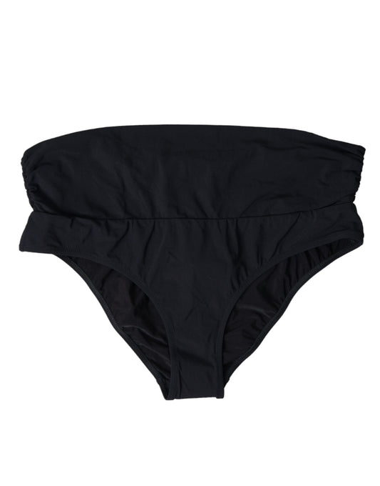 Dolce &amp; Gabbana Bikini à bas de maillot de bain extensible en nylon noir