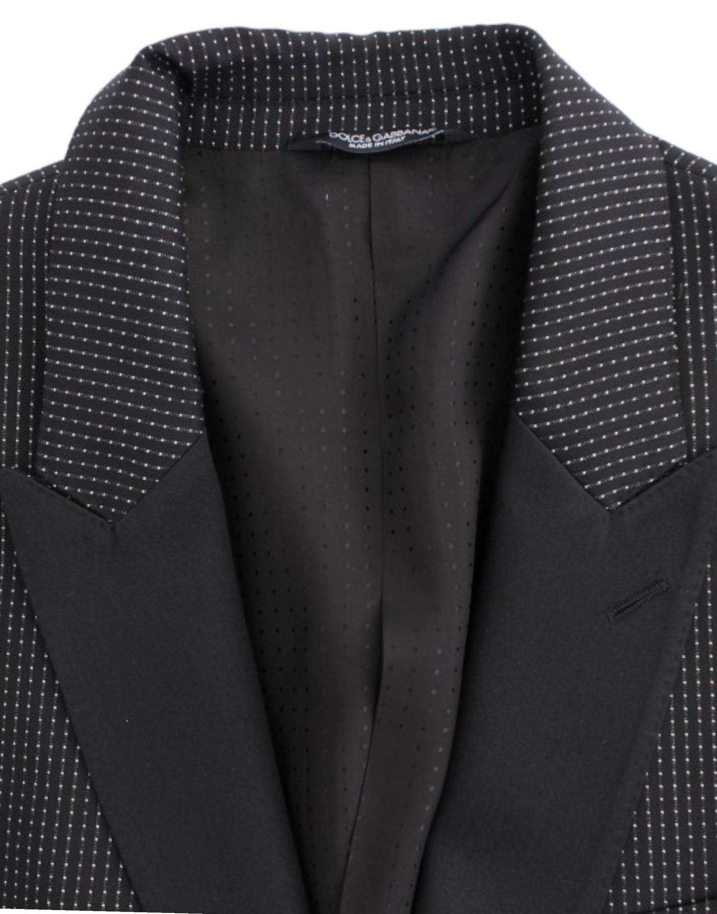 Dolce &amp; Gabbana Blazer MARTINI slim en laine noire