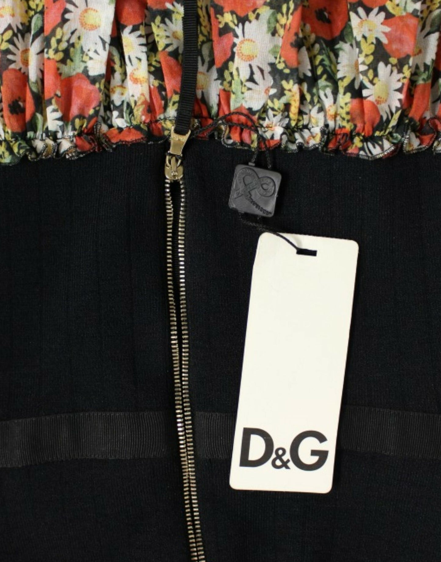 Dolce &amp; Gabbana Robe dos nu à bulles fleuries multicolores