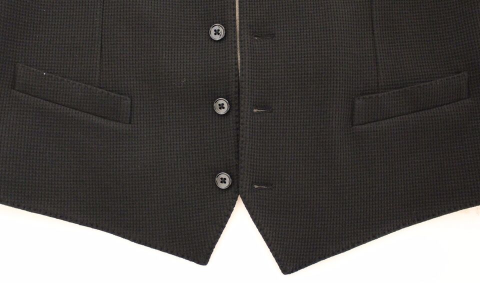 Dolce &amp; Gabbana Veste blazer en coton noir