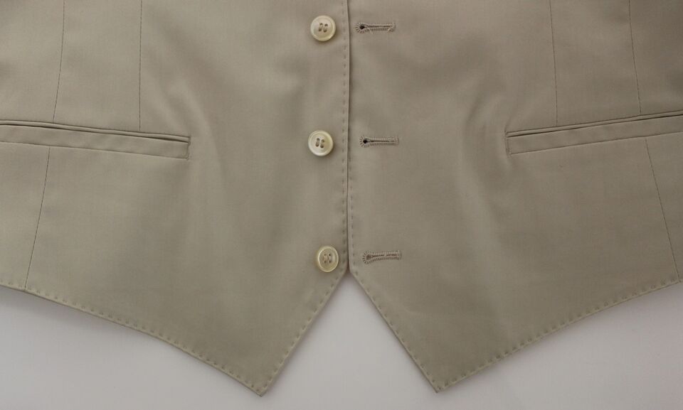 Dolce &amp; Gabbana Blazer en coton stretch beige