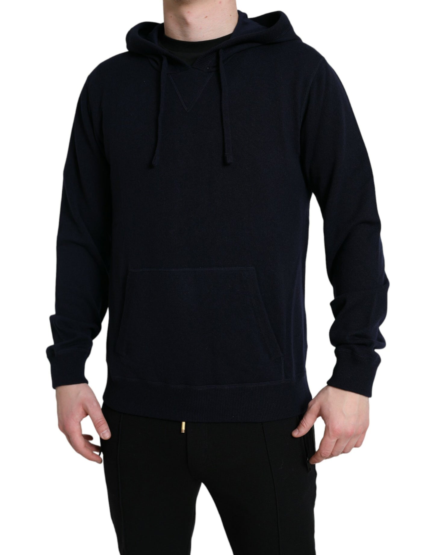 Dolce &amp; Gabbana Blauer Kaschmir-Kapuzenpullover