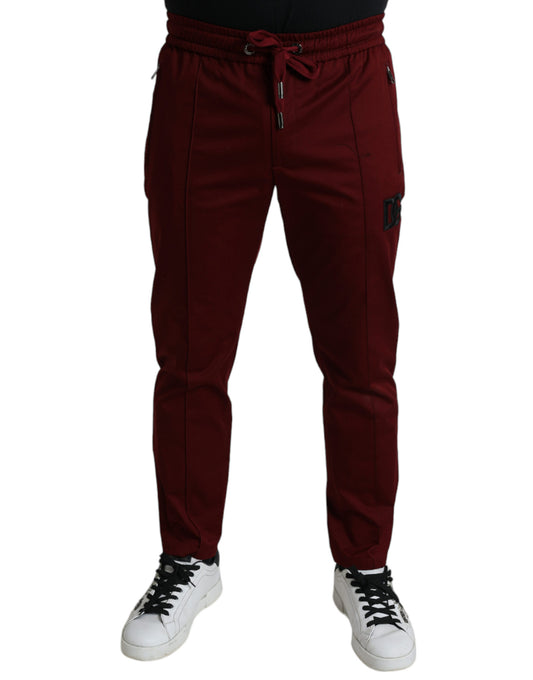 Dolce &amp; Gabbana Pantalon de jogging en coton stretch marron pour hommes