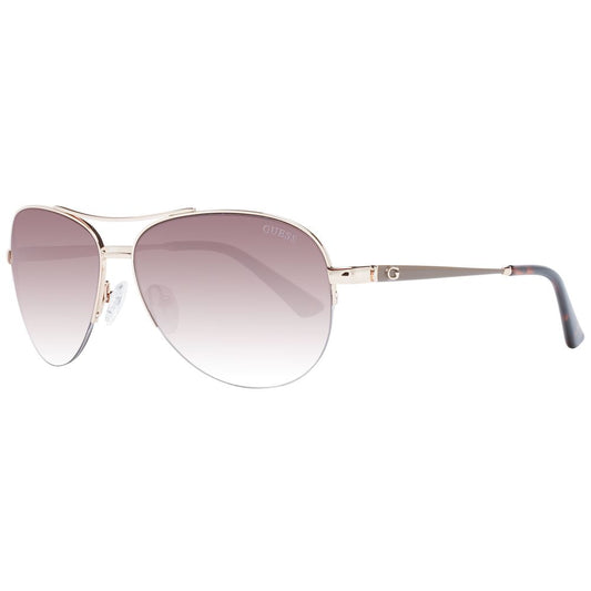 Guess Gold Unisex Sunglasses