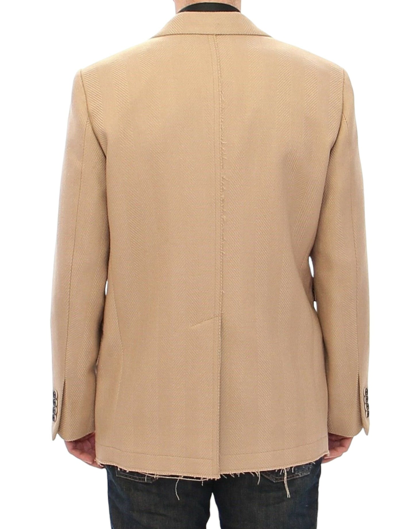 Dolce &amp; Gabbana Veste manteau croisée beige