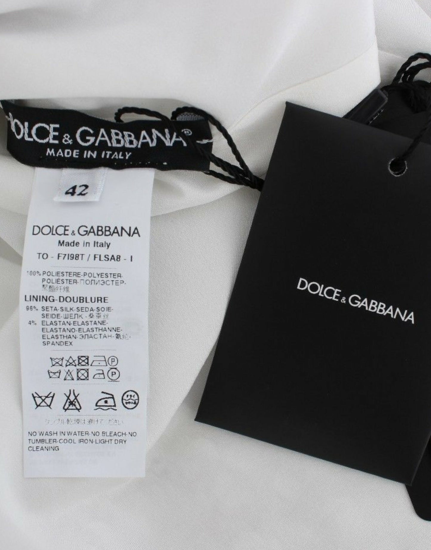 Dolce &amp; Gabbana Haut t-shirt chemisier à col rond et sequins argenté