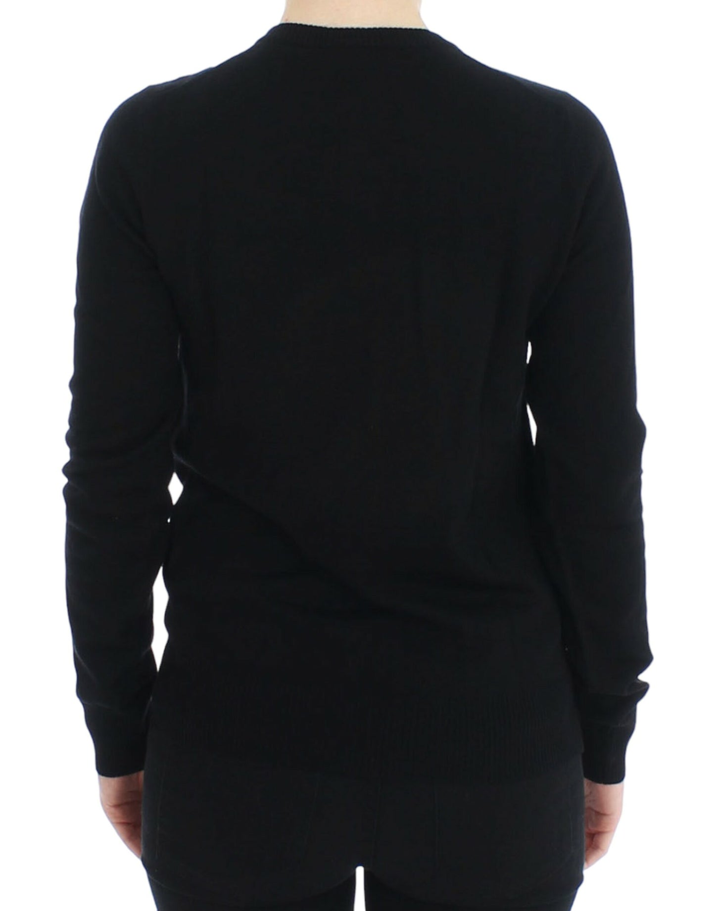 Dolce &amp; Gabbana Haut cardigan boutonné en laine noir