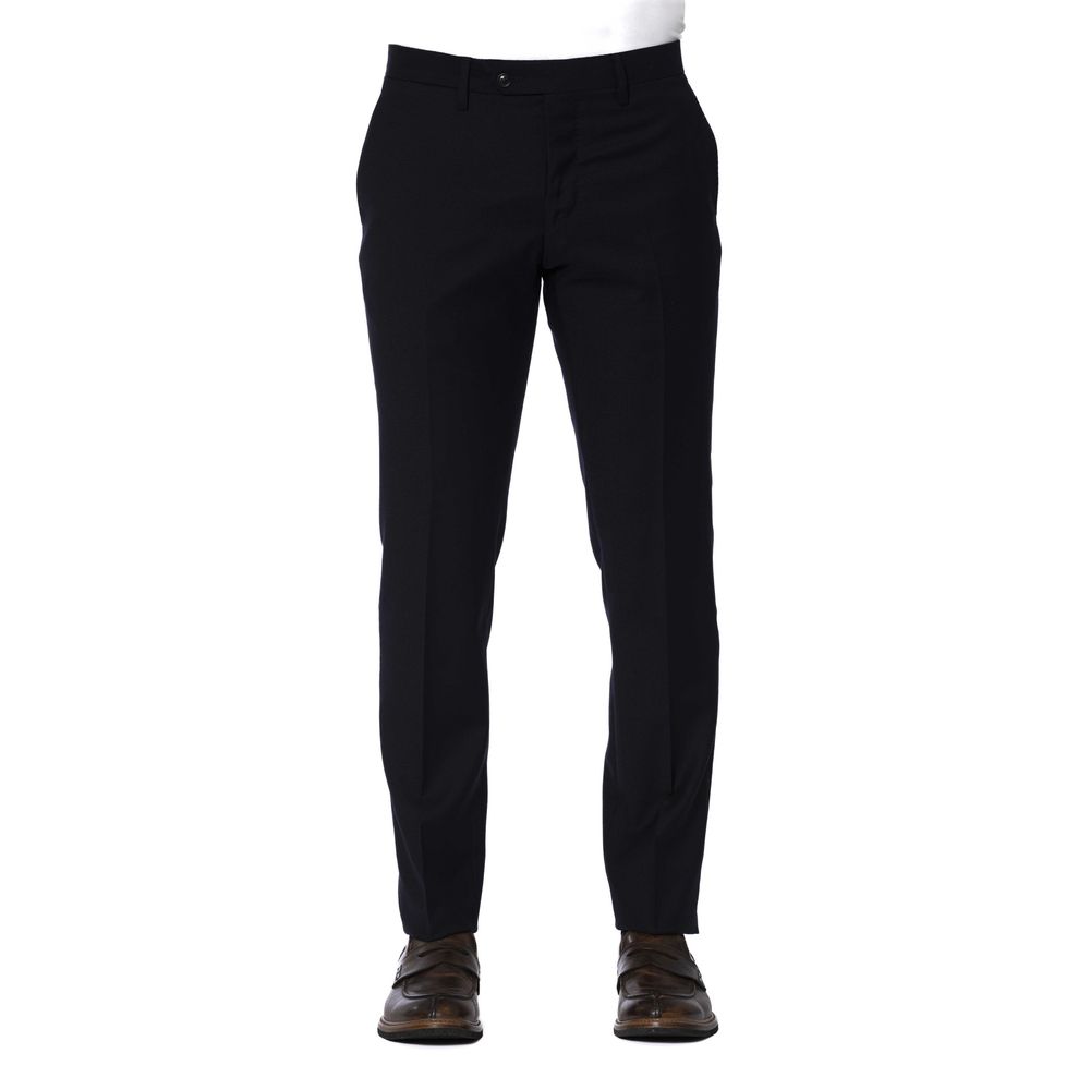 Trussardi Blue Wool Men Pants