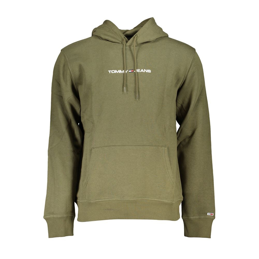 Tommy Hilfiger Chic Fleece Hooded Green Sweatshirt