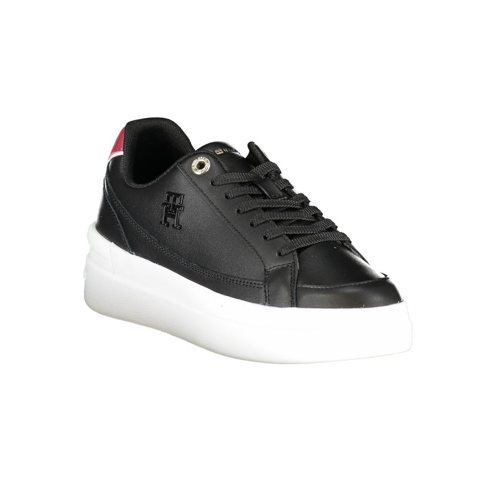 Tommy Hilfiger Sleek Lace-Up Sneakers with Contrast Accents