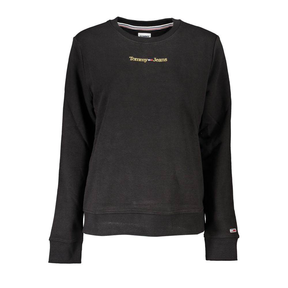 Tommy Hilfiger Elegant Long Sleeve Sweatshirt in Black