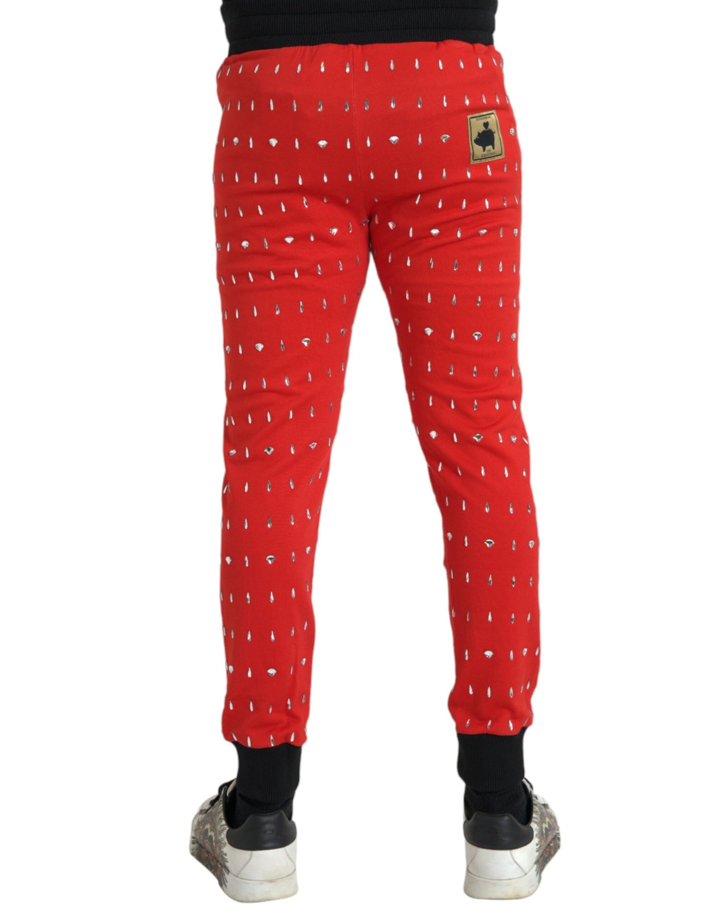 Dolce & Gabbana Red Year Of The Pig Jogger Sweatpants Pants