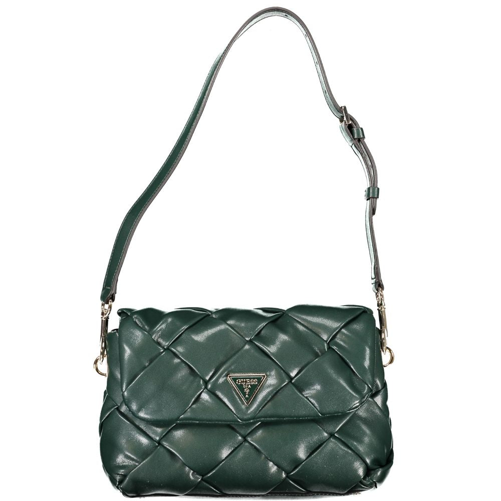 Guess Jeans Green Polyethylene Handbag