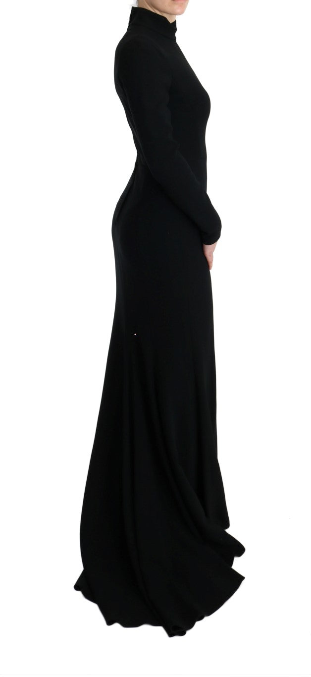 Dolce &amp; Gabbana Robe fourreau longue extensible noire