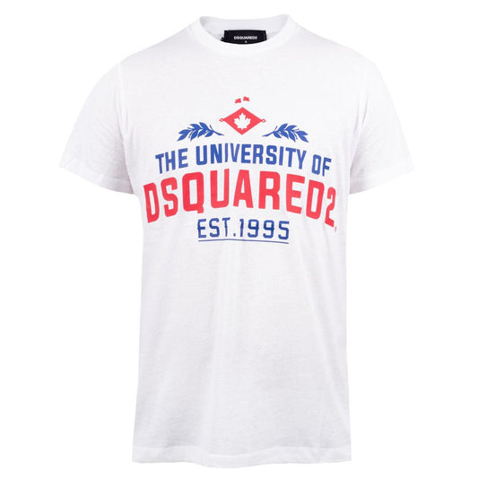 Dsquared² T-shirt en coton blanc