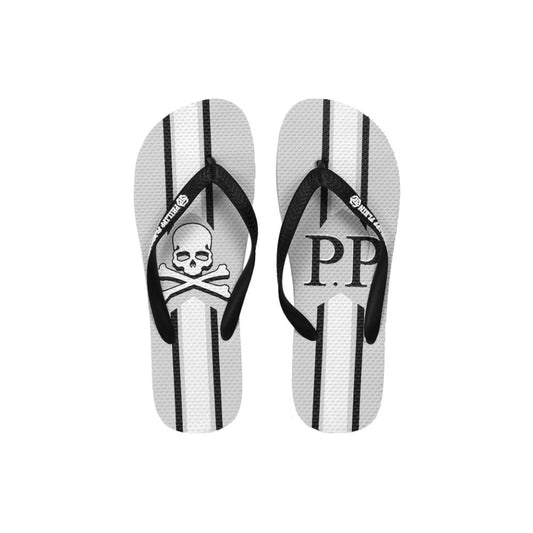 Philipp Plein graue Polyethylen-Sandale