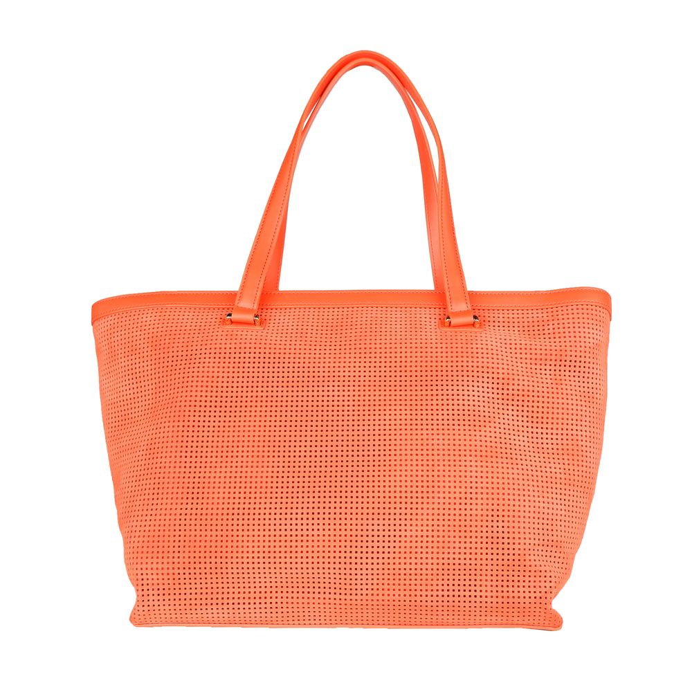 Cavalli Class Sac à main en cuir de veau orange Di