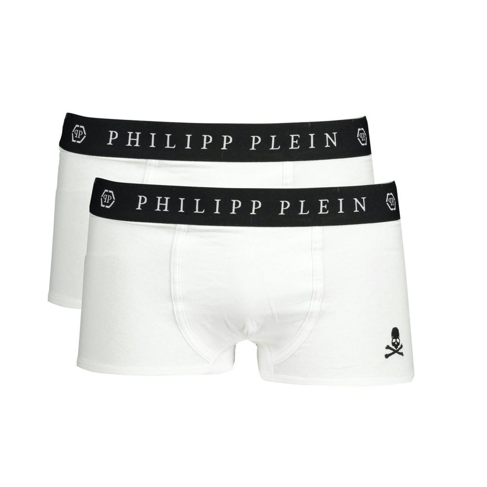 Weiße Baumwollunterwäsche von Philipp Plein