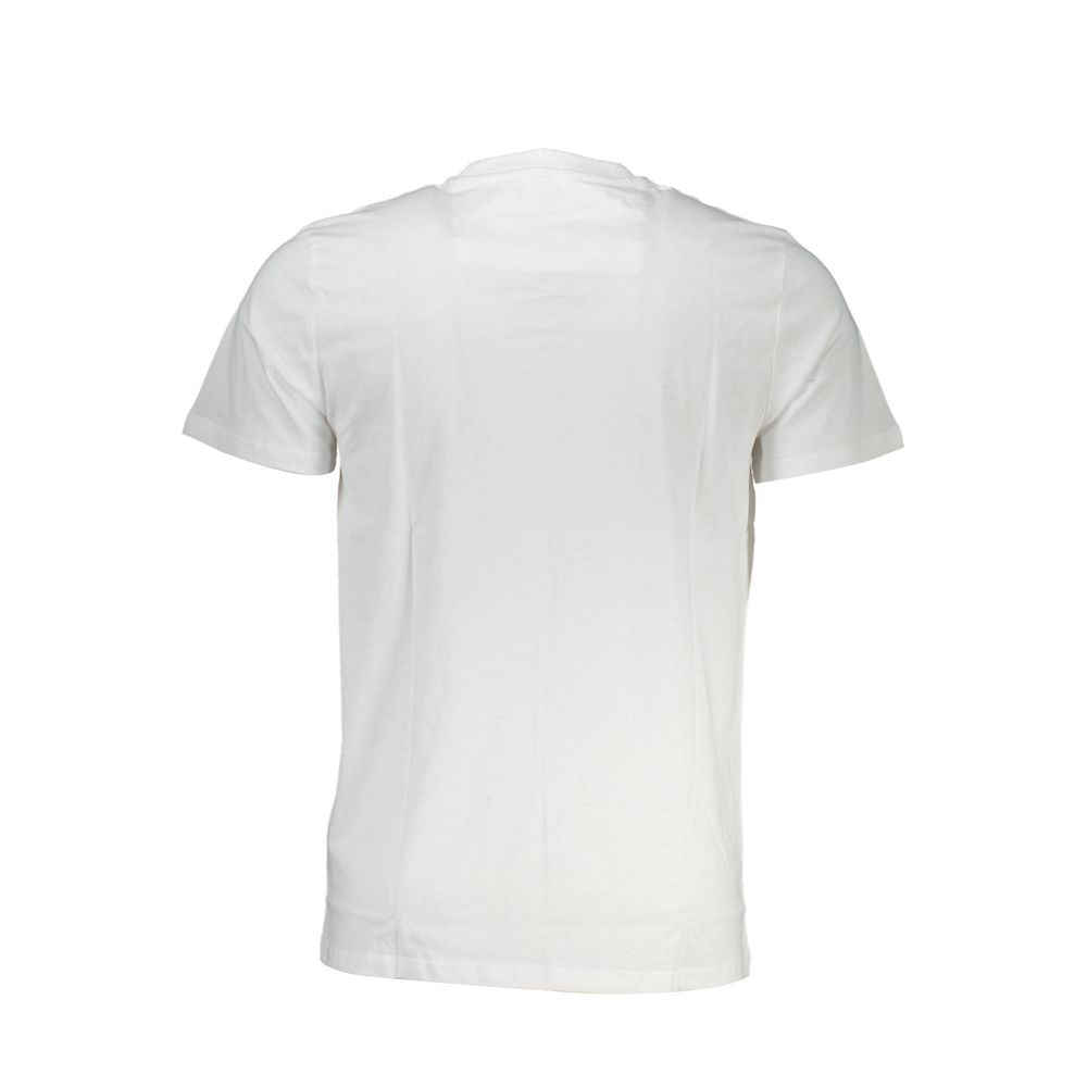 Cavalli Class White Cotton T-Shirt