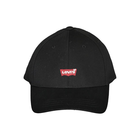 Levi's Black Cotton Hats & Cap