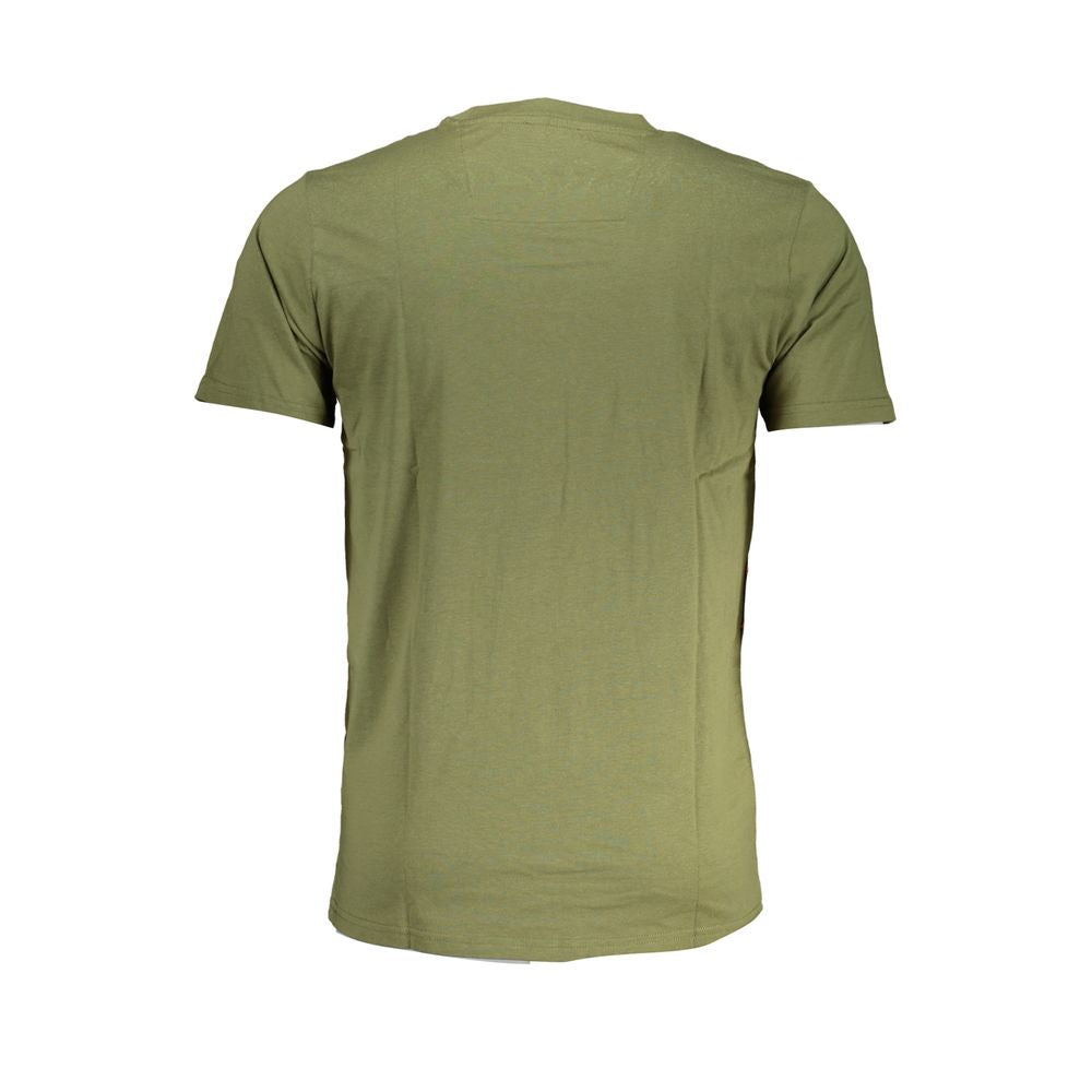 Cavalli Class Green Cotton T-Shirt